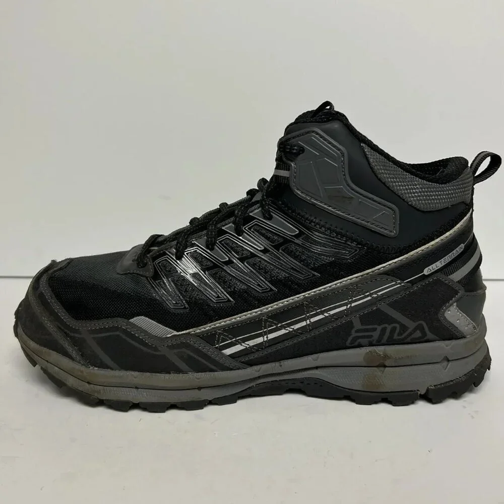 Fila Men's Hail Storm 3 Mid Composite Toe Boots Black Size 9 M
